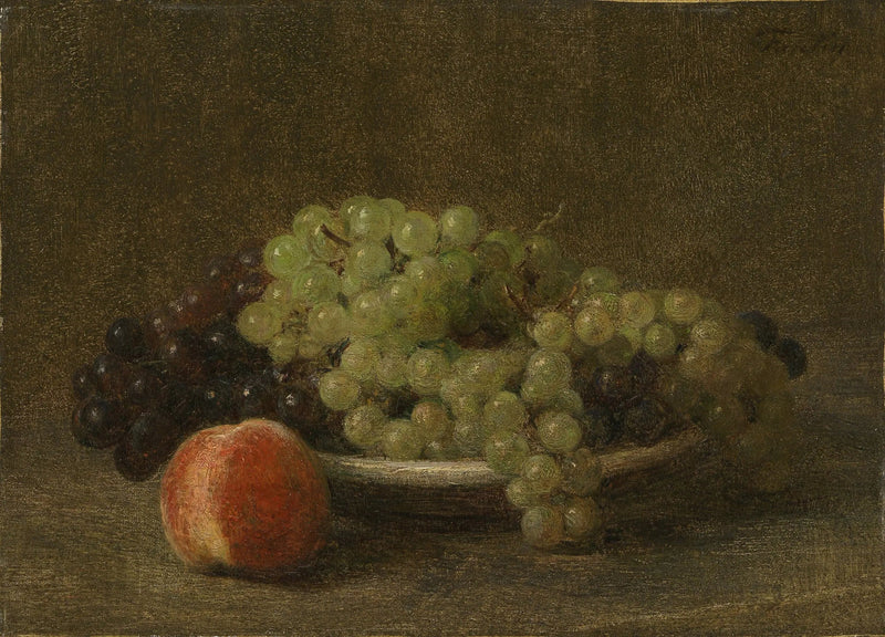 Stilleven met druiven en perzik - Henri Fantin-Latour

Source:
Nature morte aux raisins et à la pêche - Henri Fantin-Latour