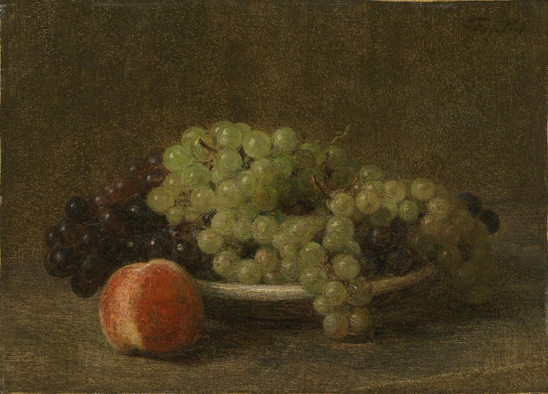 Stilleven met druiven en perzik - Henri Fantin-Latour

Source:
Nature morte aux raisins et à la pêche - Henri Fantin-Latour