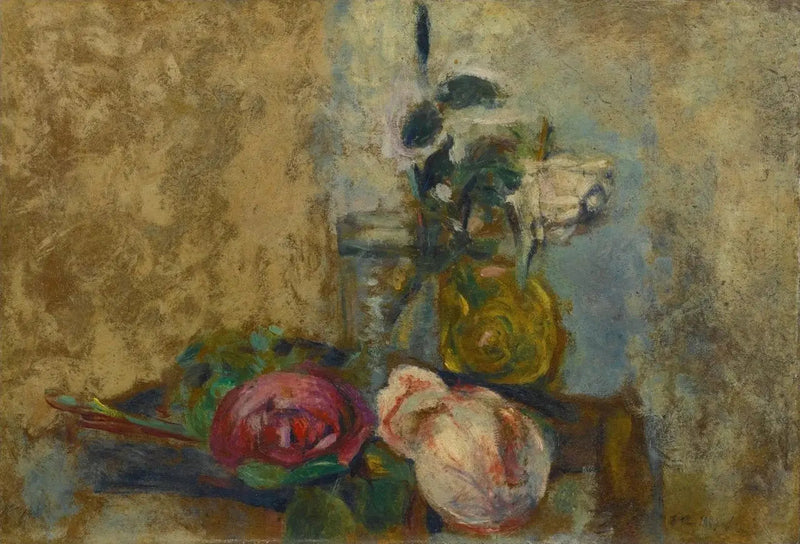 Natuurmoeze met rozen - Édouard Vuillard