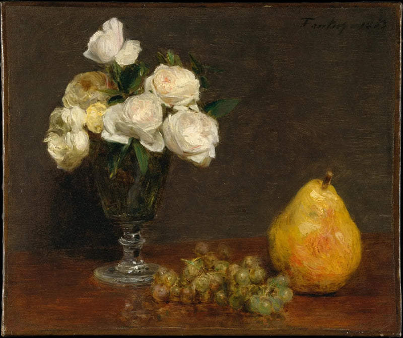 Stilleven met rozen en fruit - Henri Fantin-Latour

Source:
Nature morte aux roses et aux fruits - Henri Fantin-Latour