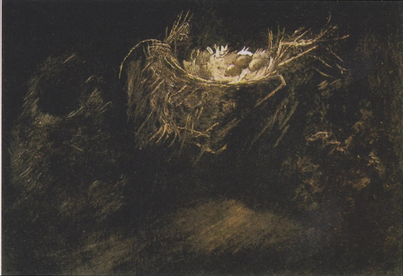 Stilleven met drie vogelnesten - Vincent van Gogh