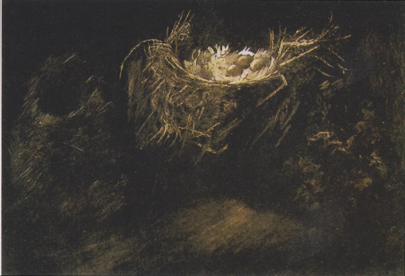 Stilleven met drie vogelnesten - Vincent van Gogh