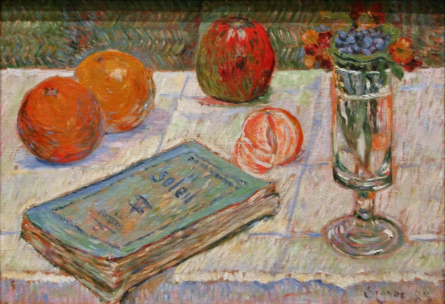Stilleven met een boek - Paul Signac