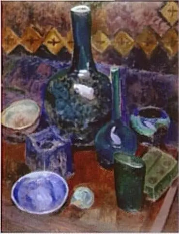 Blauwe stilleven - Robert Delaunay