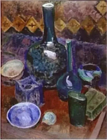 Blauwe stilleven - Robert Delaunay