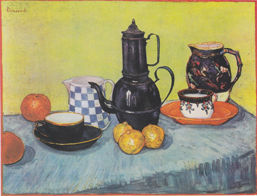 Stilleven met koffiepot - Vincent van Gogh