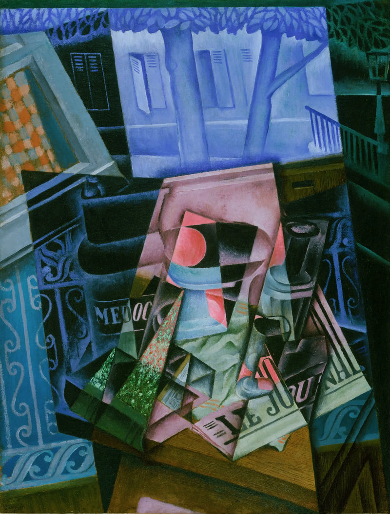 Stilleven voor een open raam, Place Ravignan - Juan Gris