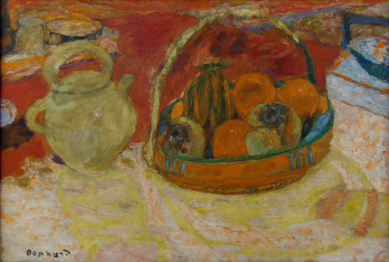Gele en rode stilleven - Pierre Bonnard