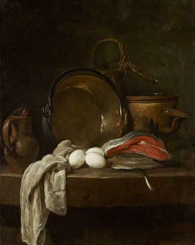 Stilleven: De keukentafel - Jean Simeón Chardin