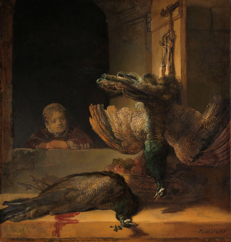 Stilleven met pauwen - Rembrandt