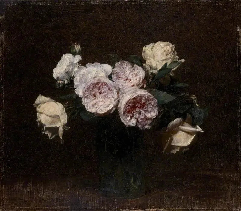 Stilleven: rozen, wit en geel - Henri Fantin-Latour

Source:
Nature morte : roses roses, blanches et jaunes - Henri Fantin-Latour