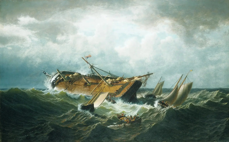 Nauwe schipbreuk voor de kust van Nantucket (Navrage au large de Nantucket après une tempête) - William Bradford

Source:
Naufrage au large de Nantucket (Navrage au large de Nantucket après une tempête) - William Bradford