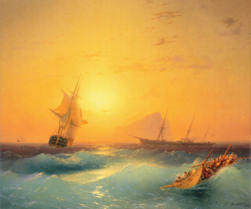 Amerikaanse navigatie voor de rots van Gibraltar - Ivan Aiëvazovski

Source:
Navigation américaine au large du rocher de Gibraltar - Ivan Aïvazovski