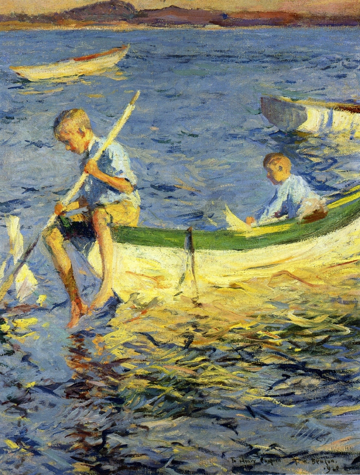 Pleziervaartnavigation in Vinalhaven - Frank Weston Benson