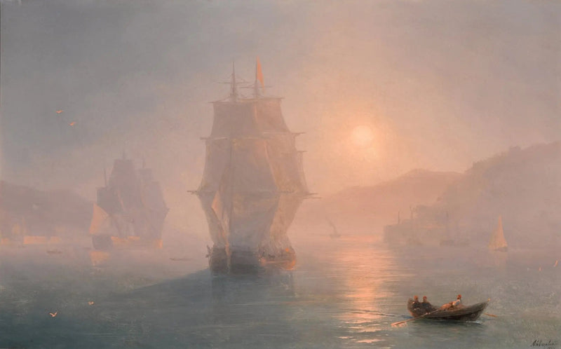 Schepen op een mistige ochtend - Ivan Aïvazovski

Source:
Navires par un matin brumeux - Ivan Aïvazovski