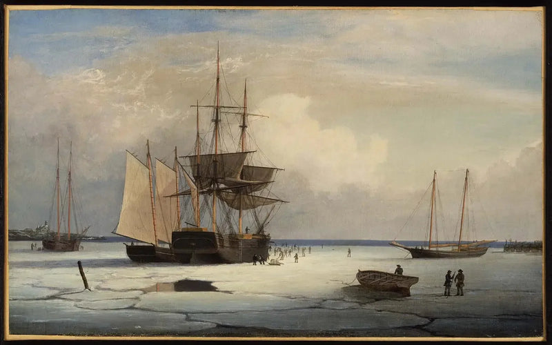 Schepen gevangen in het ijs voor de kust van het eiland Ten Pound, Gloucester - Fitz Henry Lane

Source:
Navires pris dans les glaces au large de l'île Ten Pound, Gloucester - Fitz Henry Lane