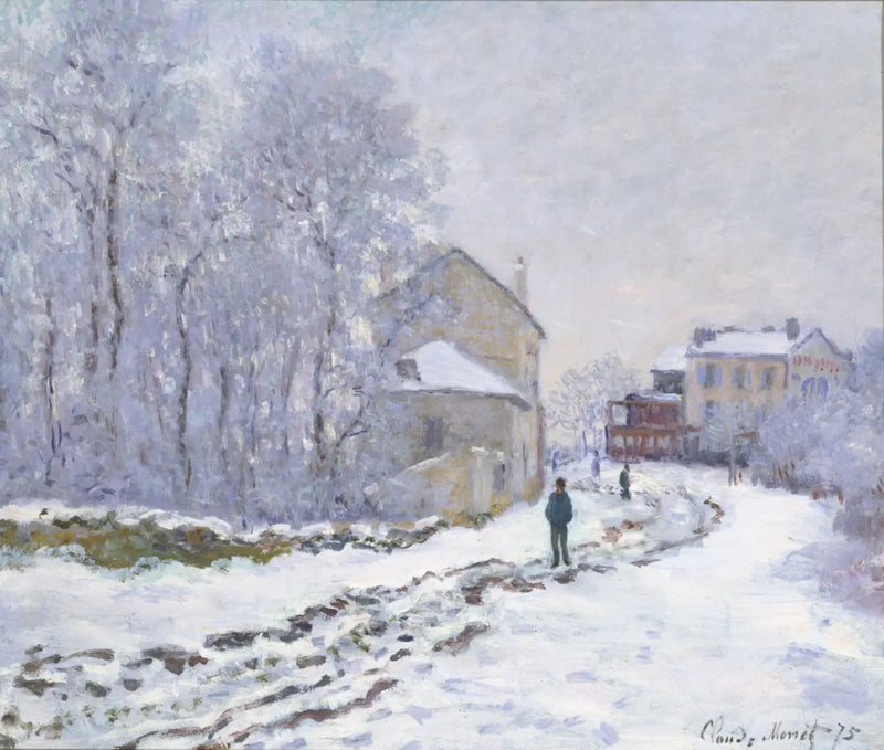 Sneeuw in Argenteuil - Claude Monet