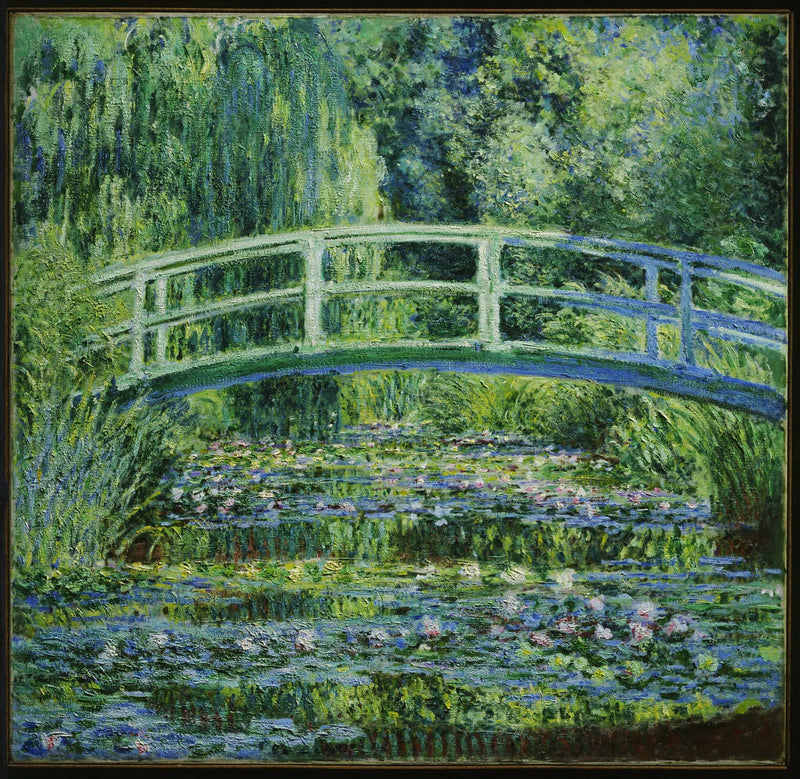 Waterlelies en Japanse Brug - Claude Monet