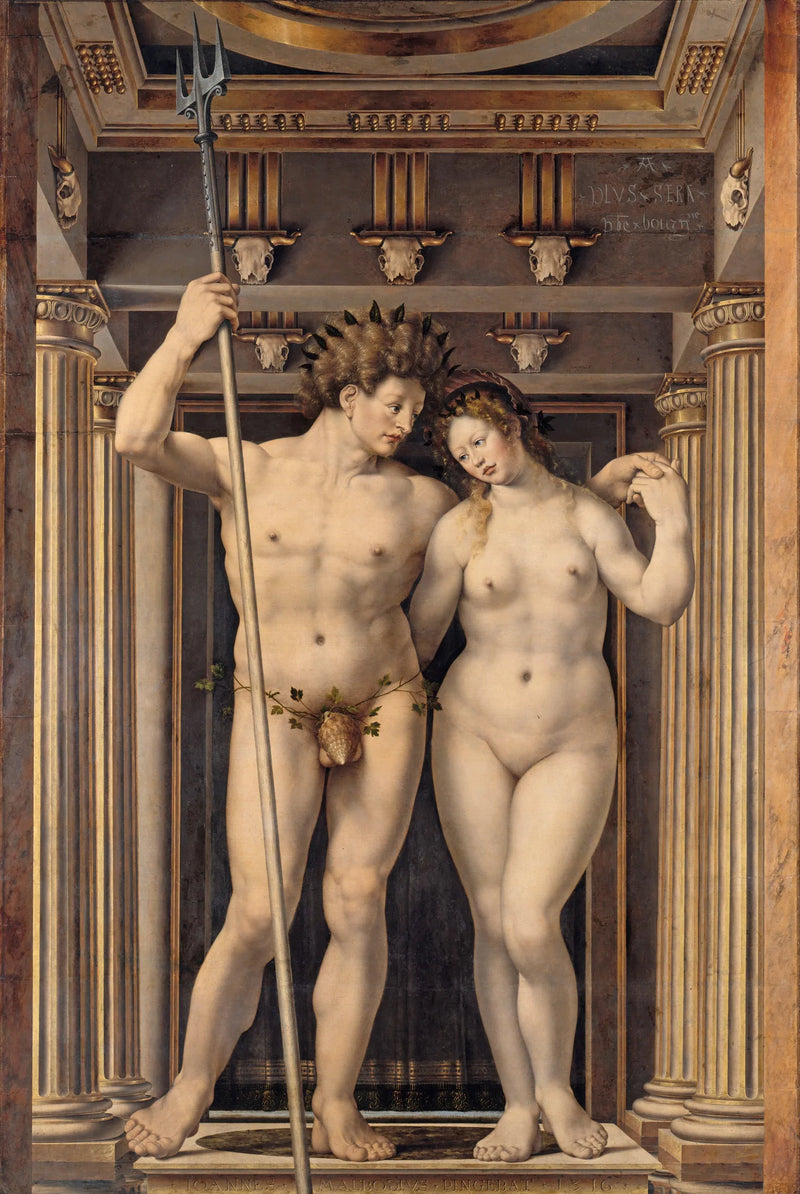Neptunus en Amphitrite - Jan Gossaert