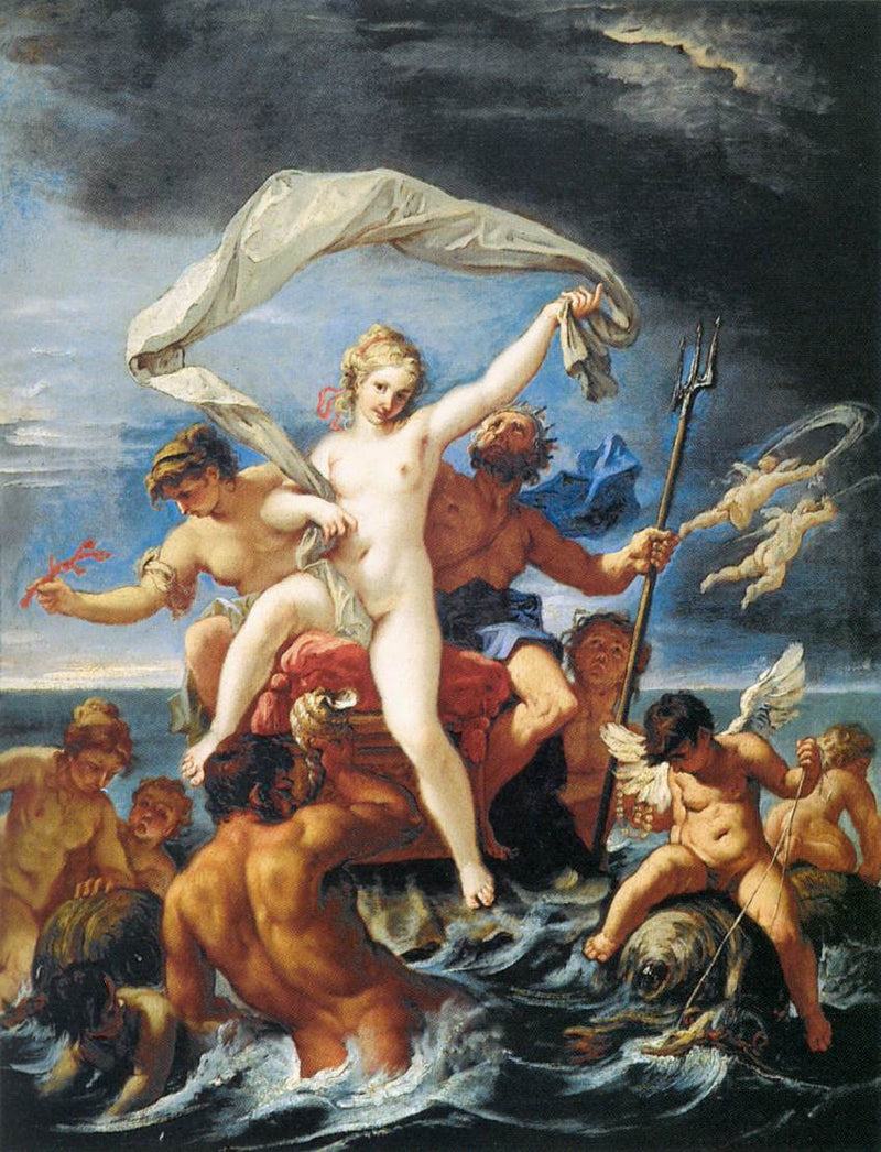 Neptunus en Amphitrite - Sebastiano Ricci
