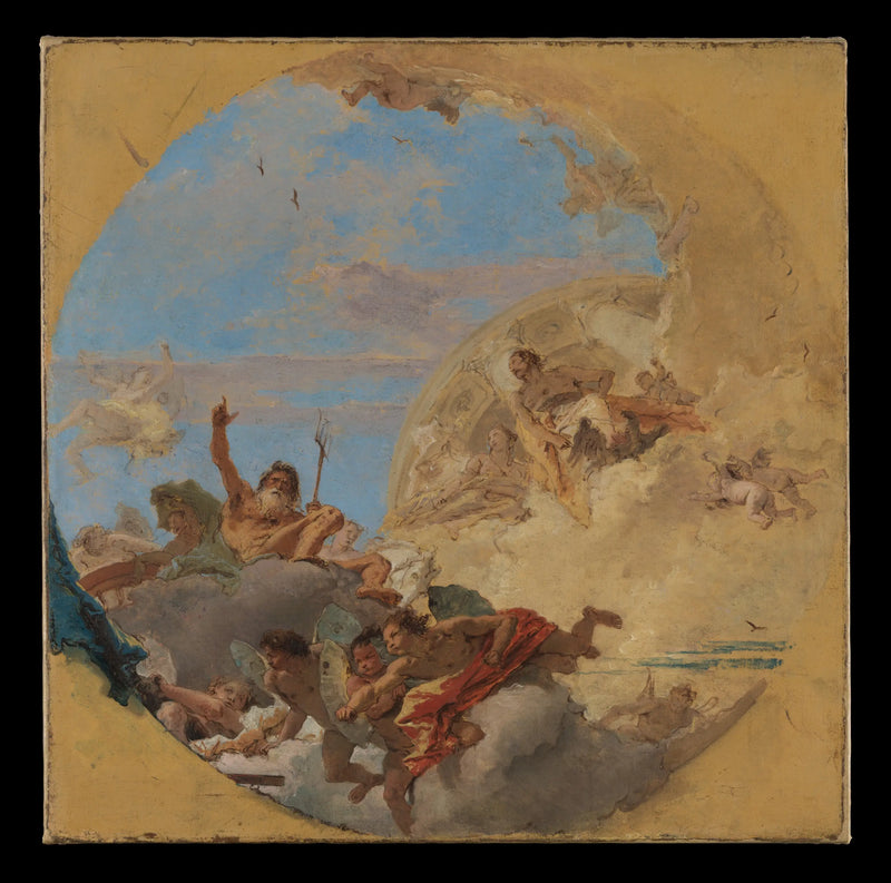 Neptunus en de winden - Giovanni Battista Tiepolo