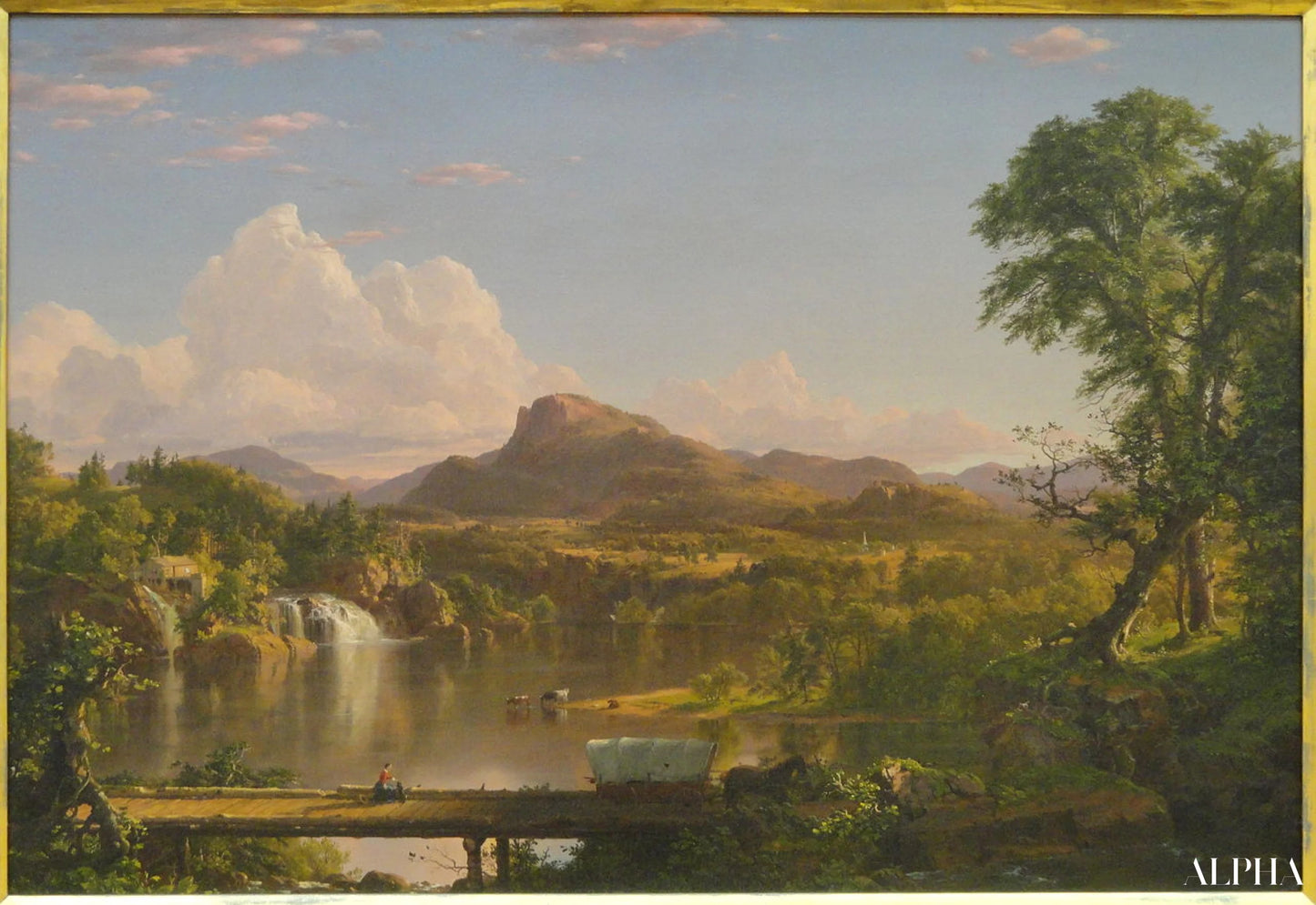 Nieuwe Engeland Landschap - Frederic Edwin Church - Reproducties van schilderijen en hoogwaardige schilderijen