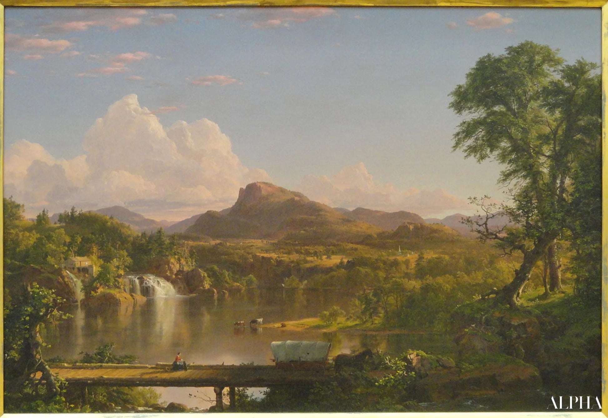 Nieuwe Engeland Landschap - Frederic Edwin Church - Reproducties van schilderijen en hoogwaardige schilderijen