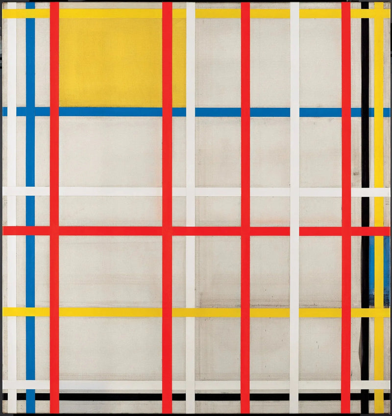 New York City, 3 (onvoltooid) - Piet Mondrian