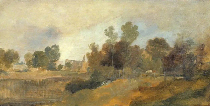 Newark Abbey aan de Wey - J. M. W. Turner