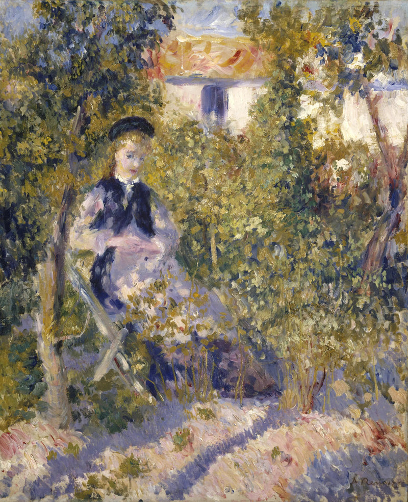 Nini in de tuin - Pierre-Auguste Renoir