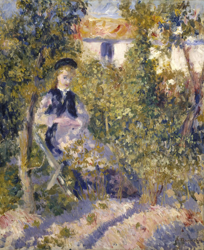 Nini in de tuin - Pierre-Auguste Renoir