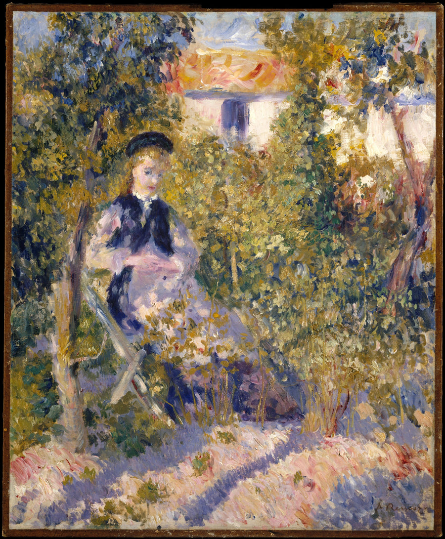 Nini in de tuin - Pierre-Auguste Renoir