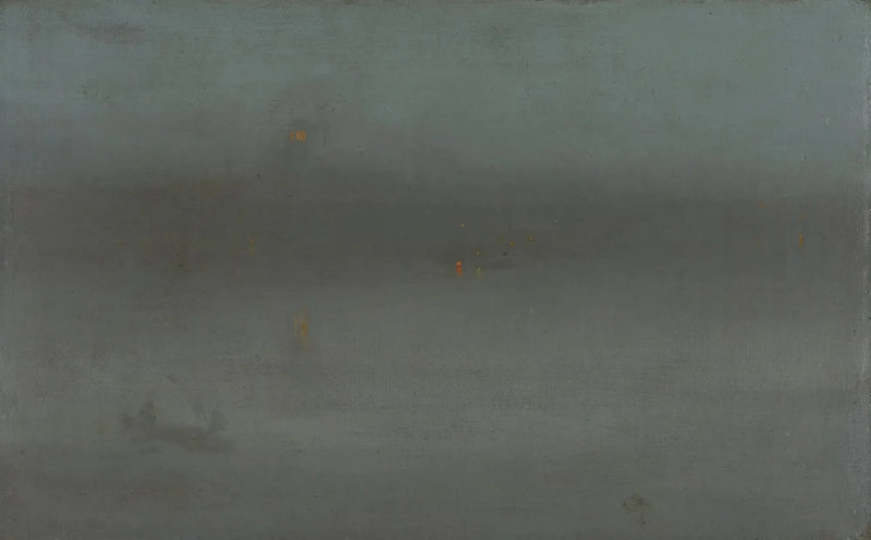 Nocturne, blauw en zilver: Battersea Reach - James Abbott McNeill Whistler