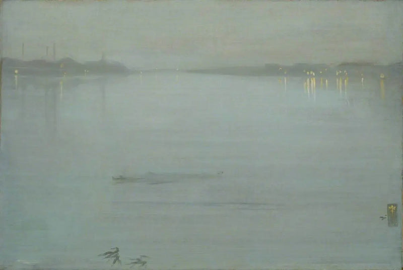 Nocturne: Blauw en Zilver - Cremorne Lights - James Abbott McNeill Whistler