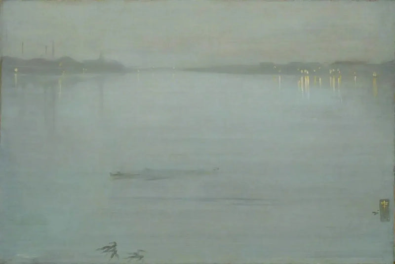 Nocturne: Blauw en Zilver - Cremorne Lights - James Abbott McNeill Whistler
