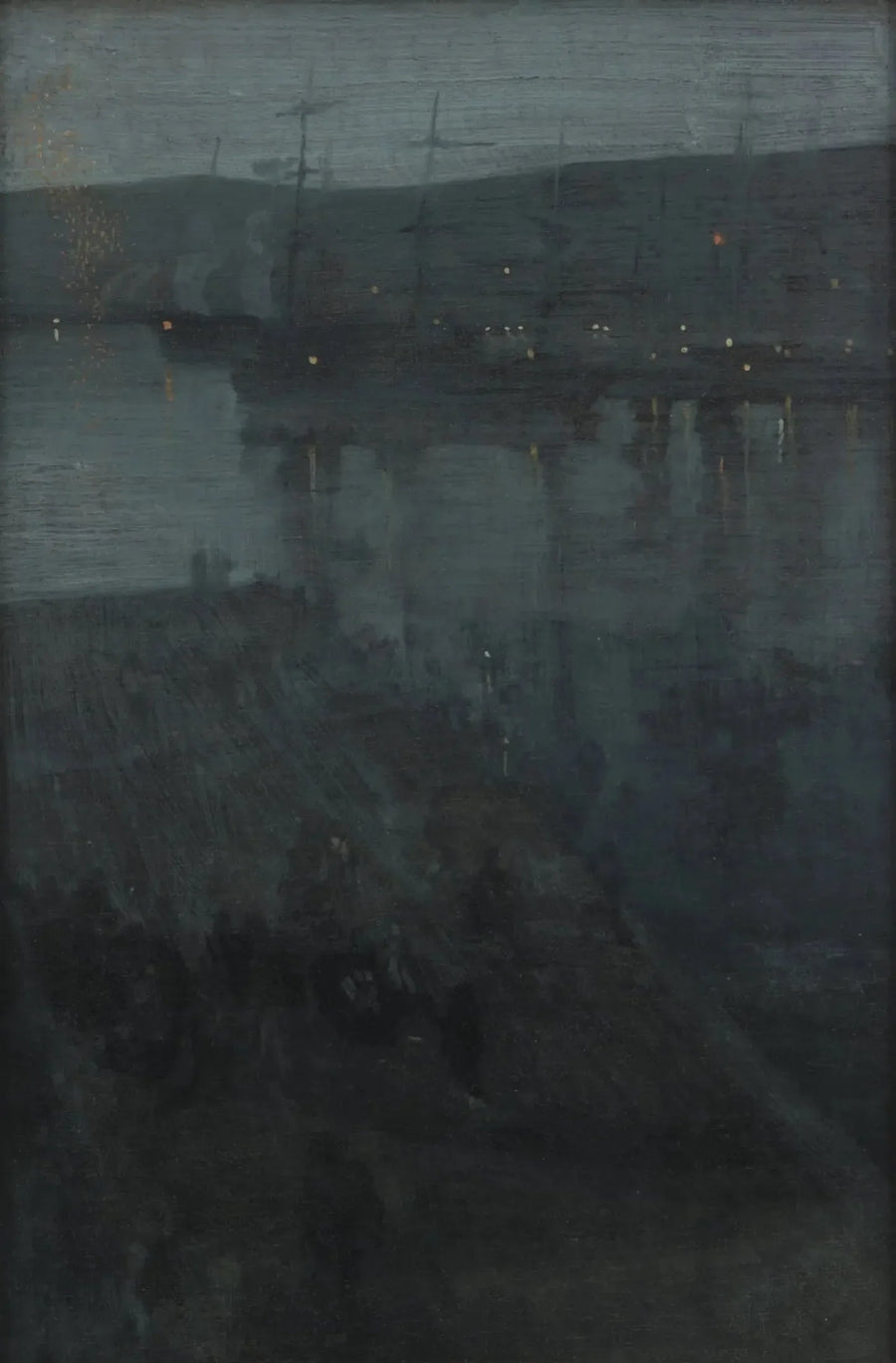 Nocturne in blauw en goud: Valparaiso - James Abbott McNeill Whistler