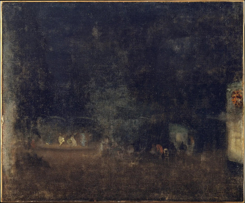 Nocturne in groen en goud - James Abbott McNeill Whistler