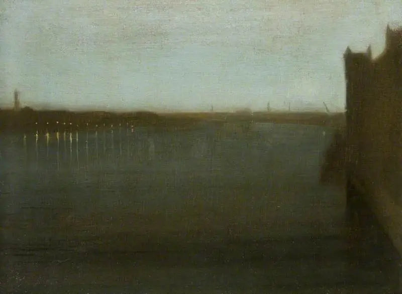 Nocturne: Grijs en Goud, Westminsterbrug - James Abbott McNeill Whistler