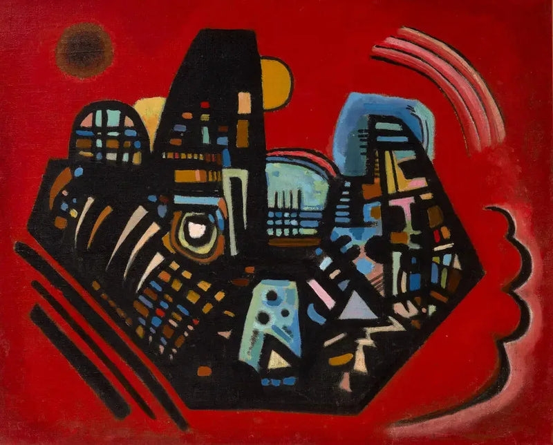 Zwart-Rood - Vassily Kandinsky