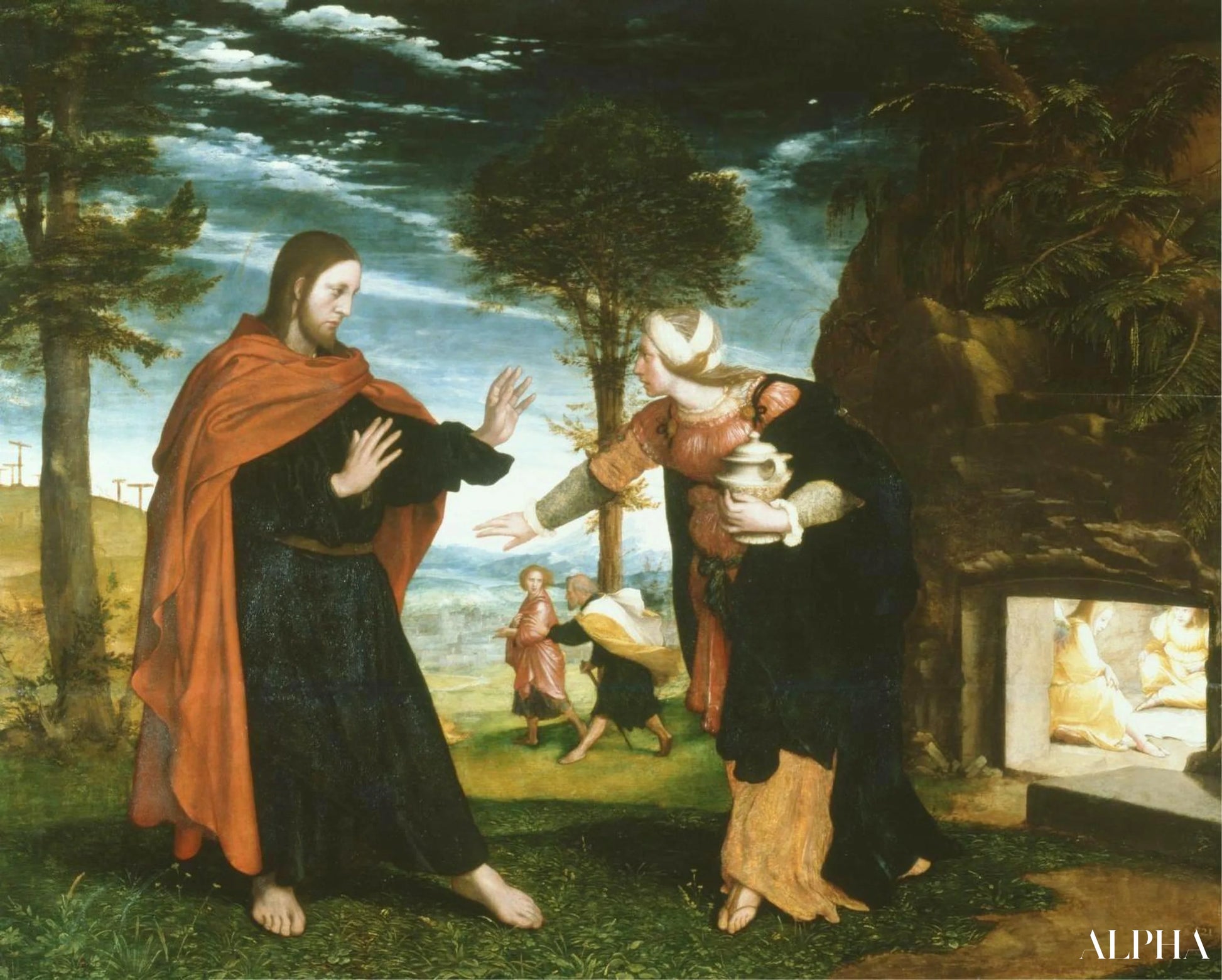 Noli me Tangere - Hans Holbein de Jonge - Reproducties van schilderijen en hoogwaardige schilderkunst