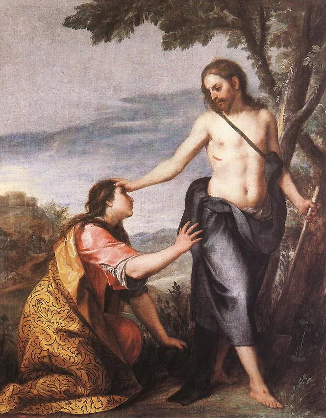 Noli me Tangere (De Christus die verschijnt als tuinier aan Maria Magdalena) - Alonso Cano