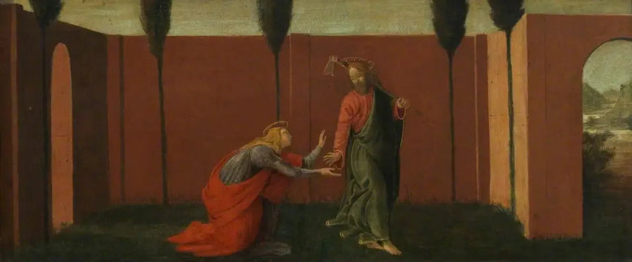 Noli me Tangere (predella, paneel drie) - Sandro Botticelli