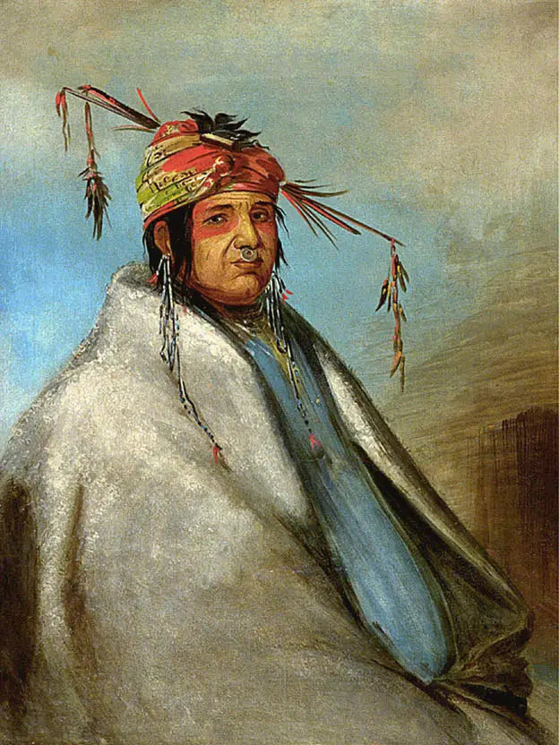Reproductie van een schilderij van een chef - George Catlin

Source:
Non-on-dá-gon, un chef - George Catlin