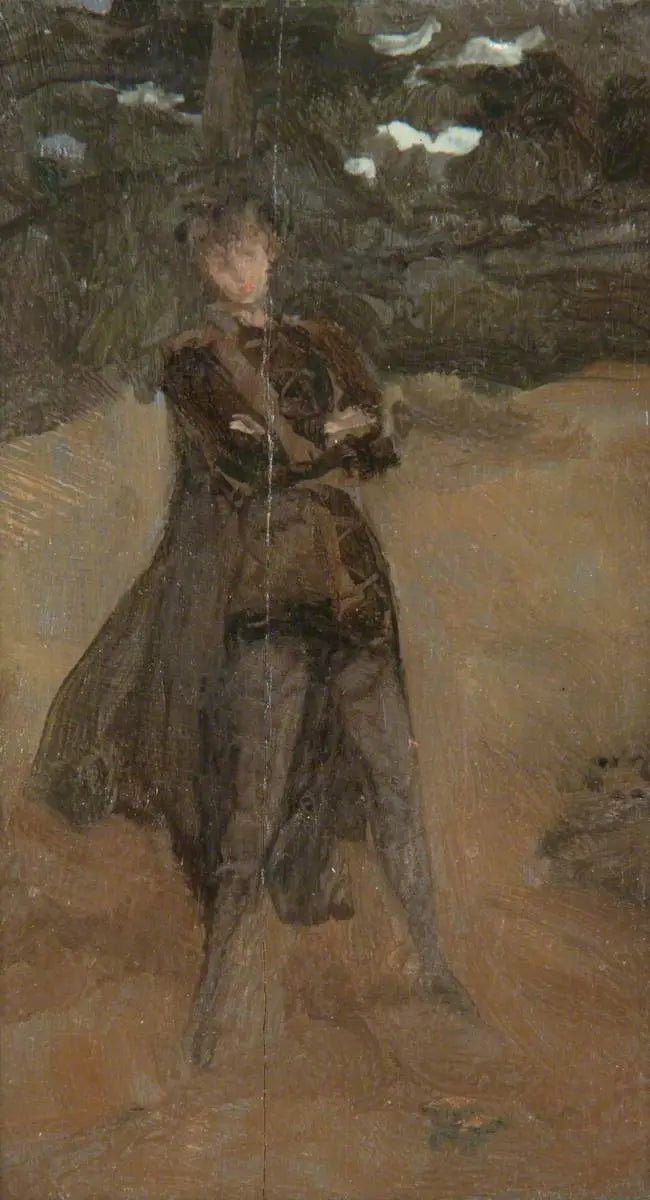 Groene en bruine noot: Orlando in Coombe - James Abbott McNeill Whistler