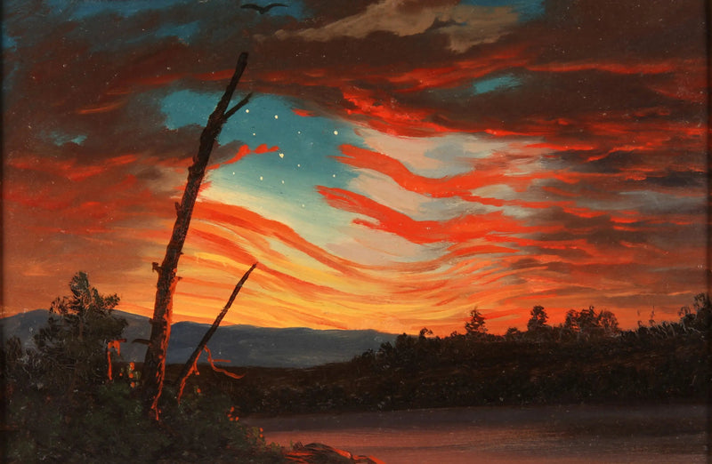 Onze banner in de hemel - Frederic Edwin Church

Source:
Notre bannière dans le ciel - Frederic Edwin Church