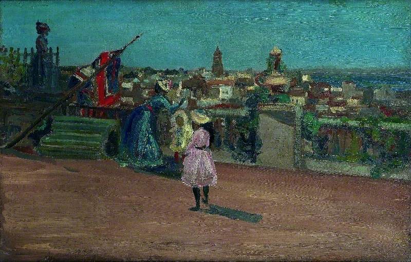 Onze vlag in Algésiras, Spanje - Charles Conder
