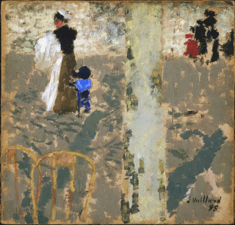 Voedster en kind in zeemanskostuum - Édouard Vuillard