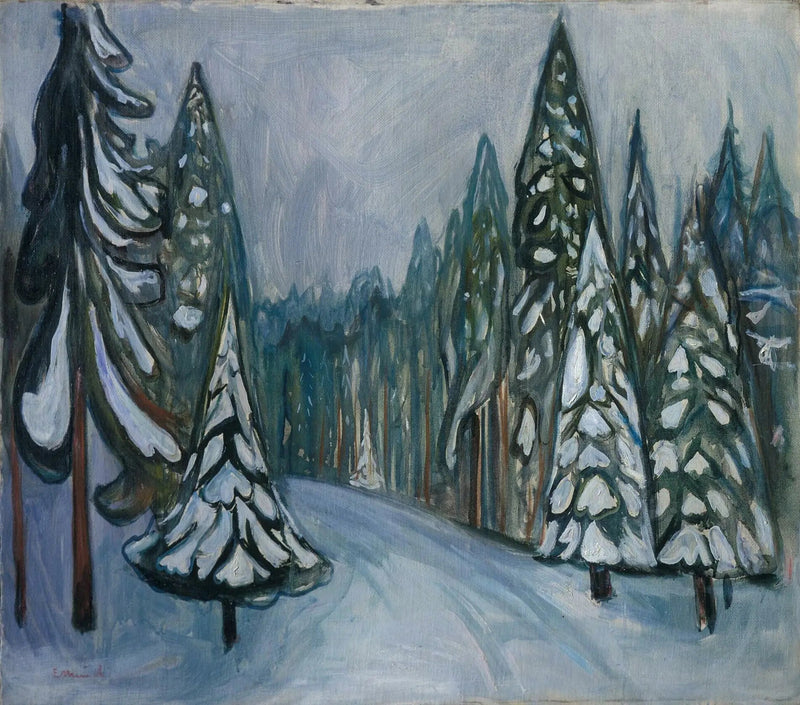 Nieuwe Sneeuw - Edvard Munch