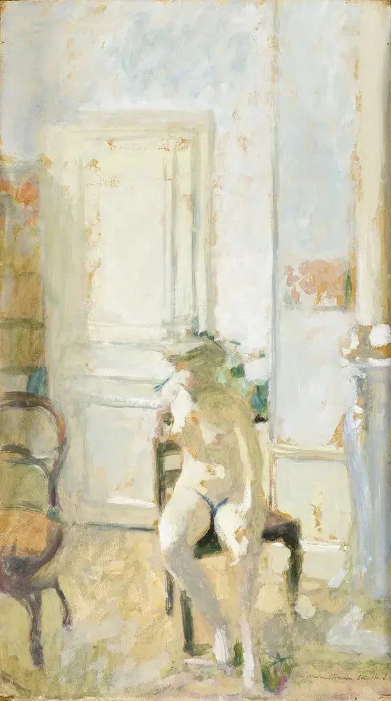 Nu aan de stoel - Édouard Vuillard