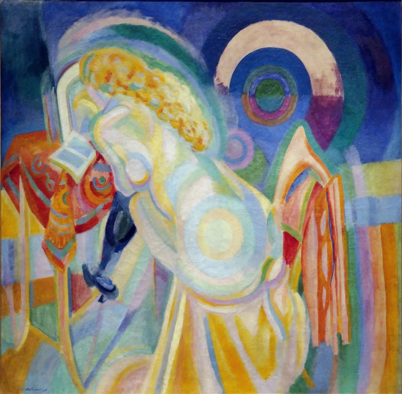 Nu aan de kaptafel - Robert Delaunay